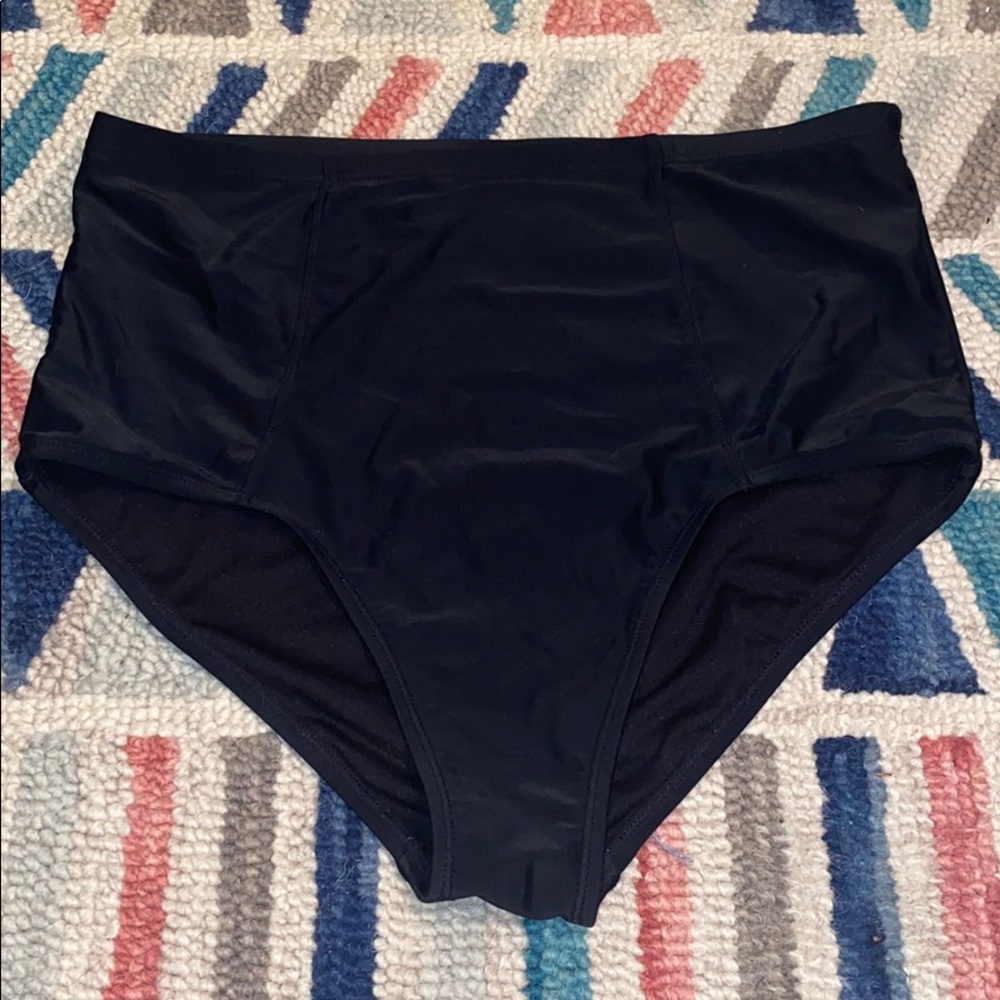 Old Navy Black High Waisted Bikini Bottoms